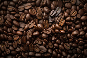 Obraz premium coffee beans background.Generative Ai
