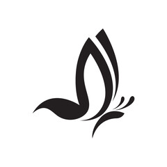 Obraz premium Beauty butterfly logo images