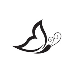 Beauty butterfly logo images