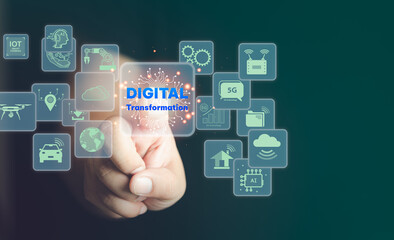 Digital transformation technology strategy, digitization and digitalization of business processes and data, optimize and automate operations