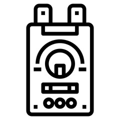 dimmer line icon style