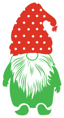 Cute garden Sticker Gnome SVG Bundle