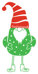 Cute garden Sticker Gnome SVG Bundle
