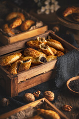 Crescent shaped Bratislava rolls