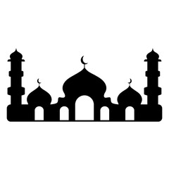Landscape Mosque Silhouette
