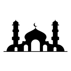 Landscape Mosque Silhouette