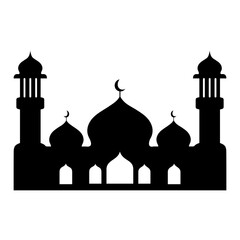 Landscape Mosque Silhouette