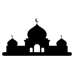 Landscape Mosque Silhouette