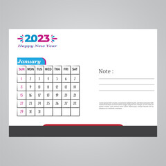 Desk Calendar Design 2023