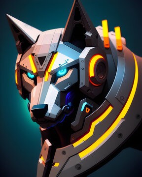 Cyborg wolf 