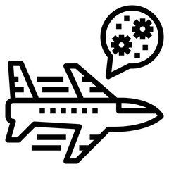 travel line icon style