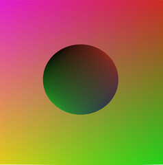 Multicolor sphere abstract background
