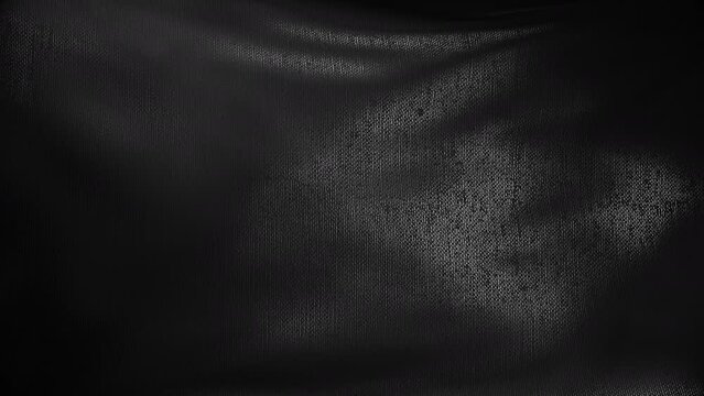Waving luxury black cloth texture. Abstract background. Good for text or logo placement.