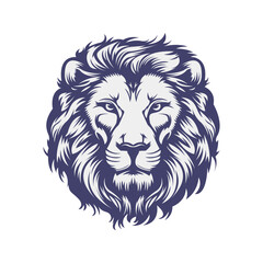 The Lion King of the Jungle A Symbol of Courage and Leadership, Mascot Logo Concept Vector Illustration Cartoon. Suitable For Logo, Wallpaper, Banner, Card, Book Illustration, T-Shirt, Sticker, Cover