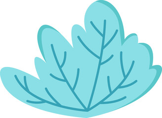 shrub and tree illustration