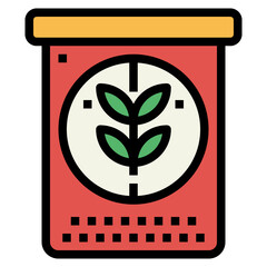 spice filled outline icon style