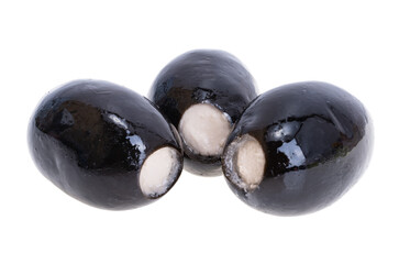 olives stuffed with cheese isolated