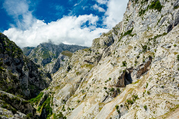 Ruta del Cares in Picos de Europa National Park, Spain