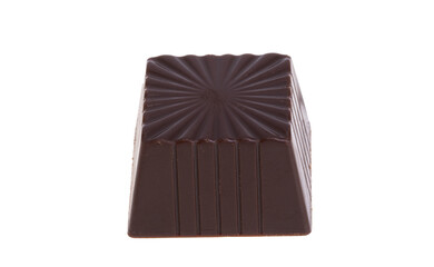 chocolate candies isolated