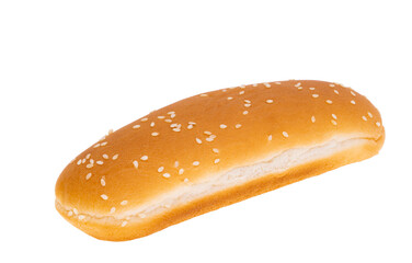 hot dog bun isolated