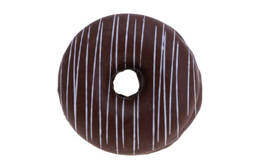 chocolate donut isolated