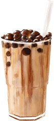 Bubble milk tea watercolor hand drawn