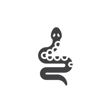 Snake pet vector icon