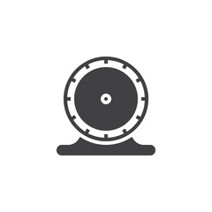 Hamster wheel vector icon