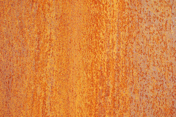 Detail of modern architecture corten building.