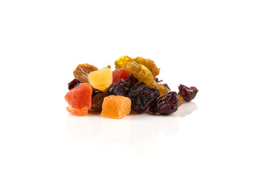Mix variety of dried fruit
