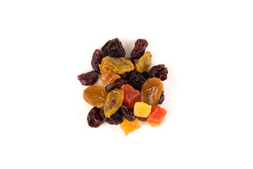 Mix variety of dried fruit