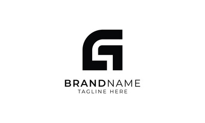 Obraz premium Initial Letter C G logo Concept sign icon symbol Design.