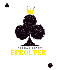 type and slogan for print