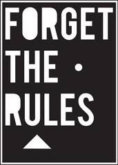 type and slogan for print