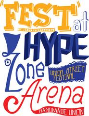 type and slogan for print