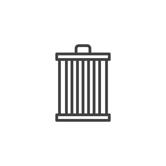 Oil filter line icon