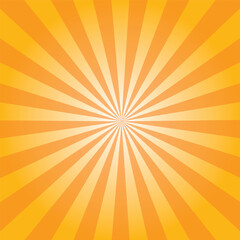 Abstract bright Yellow Orange rays background.