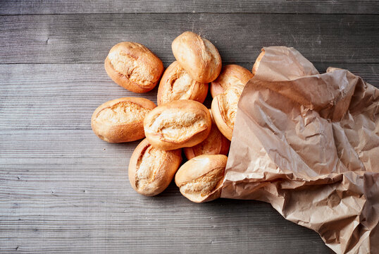 Studio shot of fresh buns