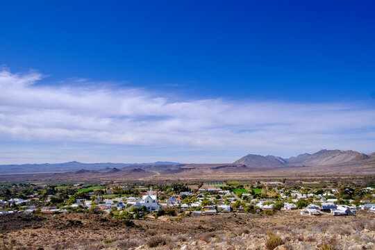 South Africa, Western Cape Province,Prince Albert, View of small townGreat Karoo