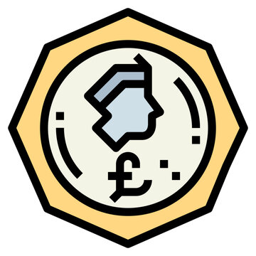 recommend clip art: pound filled outline icon style
