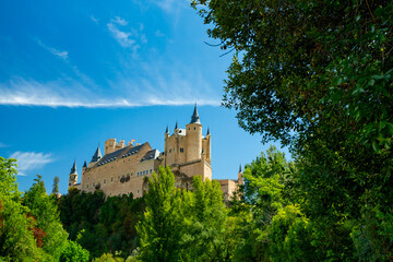 Fototapeta na wymiar Alcazar de Segovia (Segovia castle), Spain