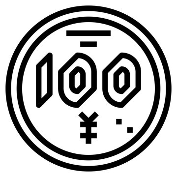 recommend clip art: yen line icon style