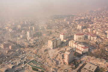 Turkey Earthquake Debris Kahramanmaras City
