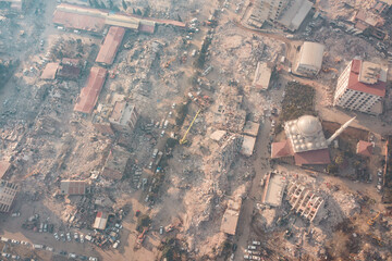 Turkey Earthquake Debris Kahramanmaras City