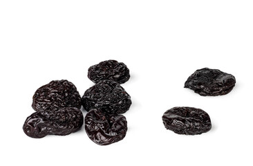 Prune isolated on a white background
