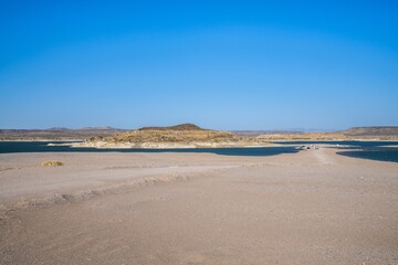 An overlooking view in Elephant Butte, New Mexico