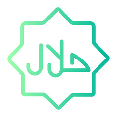 halal gradient icon