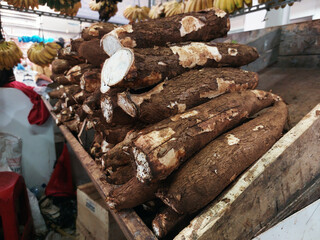Cassava, also called manioc, ketela, yuca, balinghoy, mogo, mandioca, kamoteng kahoy, tapioca and...