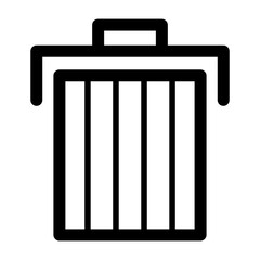 Garbage Icon,Trash,Delete vector illustration