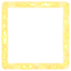 Golden luxury frame with transparent background